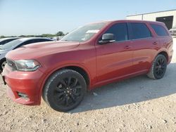 Salvage cars for sale at San Antonio, TX auction: 2019 Dodge Durango R/T