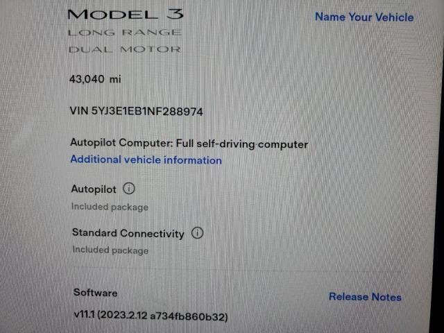 2022 Tesla Model 3