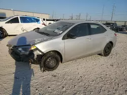 Salvage cars for sale at Haslet, TX auction: 2016 Toyota Corolla L