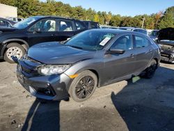 Salvage cars for sale at Exeter, RI auction: 2019 Honda Civic EX