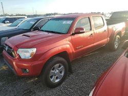 Salvage cars for sale at Riverview, FL auction: 2015 Toyota Tacoma Double Cab Long BED