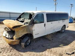 Salvage trucks for sale at Amarillo, TX auction: 2003 GMC Savana G3500