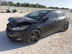 Salvage cars for sale at New Braunfels, TX auction: 2017 Ford Focus ST