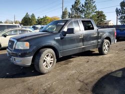 Ford salvage cars for sale: 2005 Ford F150 Supercrew