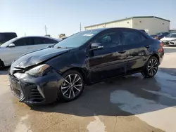 Salvage cars for sale from Copart Haslet, TX: 2017 Toyota Corolla L