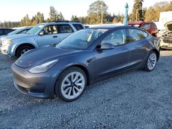 Salvage cars for sale at Graham, WA auction: 2023 Tesla Model 3