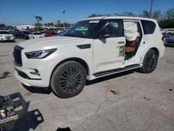 Infiniti salvage cars for sale: 2024 Infiniti QX80 Sensory