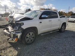 Salvage cars for sale from Copart Mebane, NC: 2017 Toyota Tundra Crewmax 1794