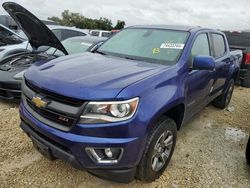 Salvage cars for sale from Copart Arcadia, FL: 2017 Chevrolet Colorado Z71