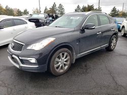 Salvage cars for sale at Denver, CO auction: 2017 Infiniti QX50