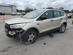 Salvage cars for sale at Florence, MS auction: 2017 Ford Escape S