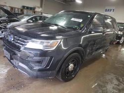 Salvage Cars with No Bids Yet For Sale at auction: 2017 Ford Explorer Police Interceptor