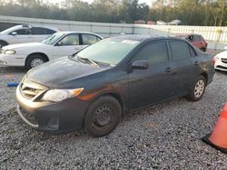 Salvage cars for sale from Copart Augusta, GA: 2013 Toyota Corolla Base