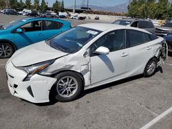 Salvage cars for sale at Rancho Cucamonga, CA auction: 2016 Toyota Prius