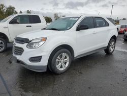 Salvage cars for sale at Portland, OR auction: 2016 Chevrolet Equinox LS