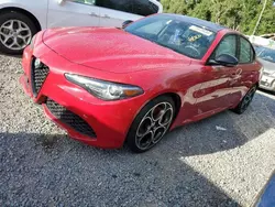 Salvage cars for sale at Riverview, FL auction: 2023 Alfa Romeo Giulia TI