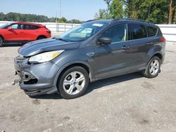 Salvage cars for sale at Dunn, NC auction: 2016 Ford Escape SE