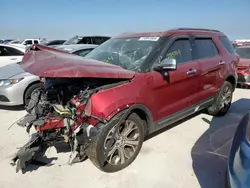 Ford salvage cars for sale: 2018 Ford Explorer Platinum