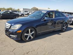 Salvage cars for sale at Fresno, CA auction: 2013 Mercedes-Benz C 250