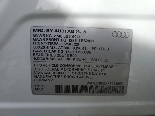 2024 Audi Q4 E-TRON Premium Plus