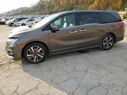 Salvage cars for sale at Hurricane, WV auction: 2018 Honda Odyssey Elite