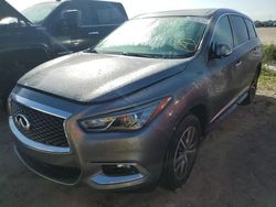 Salvage cars for sale at Arcadia, FL auction: 2019 Infiniti QX60 Luxe