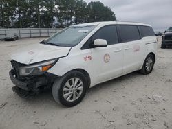 Salvage cars for sale at Loganville, GA auction: 2016 KIA Sedona LX