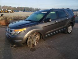 Salvage cars for sale at Dunn, NC auction: 2015 Ford Explorer XLT