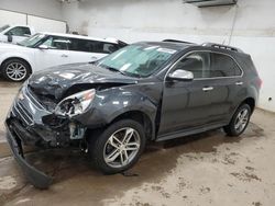 Salvage cars for sale from Copart Davison, MI: 2017 Chevrolet Equinox Premier