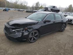 Salvage cars for sale at Marlboro, NY auction: 2023 Honda Accord Hybrid Sport