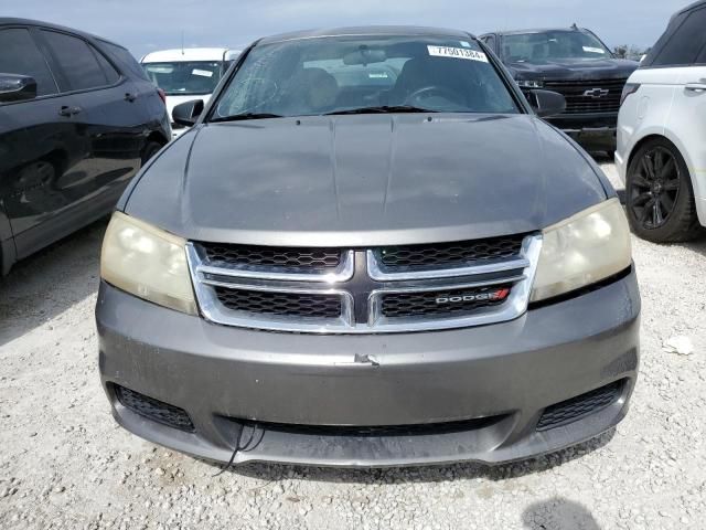 2012 Dodge Avenger SE