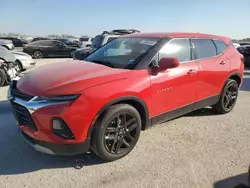 Salvage cars for sale at San Antonio, TX auction: 2021 Chevrolet Blazer 1LT