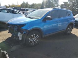 Toyota Vehiculos salvage en venta: 2018 Toyota Rav4 LE