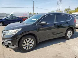 Salvage cars for sale at Dyer, IN auction: 2015 Honda CR-V EXL