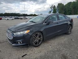 Salvage cars for sale at Dunn, NC auction: 2013 Ford Fusion Titanium