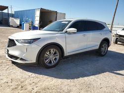 Salvage cars for sale from Copart Andrews, TX: 2024 Acura MDX