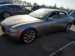 Salvage cars for sale from Copart Rancho Cucamonga, CA: 2006 Maserati Quattroporte M139