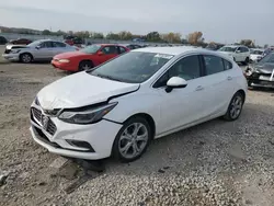 Salvage Cars with No Bids Yet For Sale at auction: 2018 Chevrolet Cruze Premier