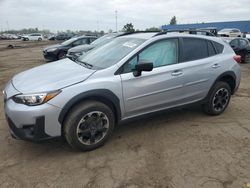 Salvage cars for sale at Woodhaven, MI auction: 2021 Subaru Crosstrek