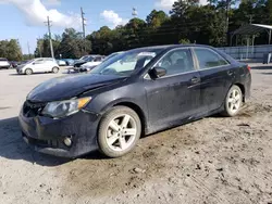 Salvage cars for sale at Savannah, GA auction: 2012 Toyota Camry Base