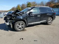 Salvage cars for sale at Brookhaven, NY auction: 2018 Infiniti QX60