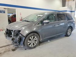 Salvage cars for sale at auction: 2014 Honda Odyssey EXL