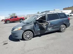 Salvage cars for sale at Anthony, TX auction: 2006 Toyota Sienna CE