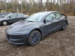 Salvage cars for sale from Copart Cookstown, ON: 2024 Tesla Model 3