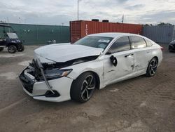 Honda salvage cars for sale: 2021 Honda Accord Sport SE