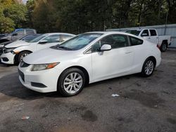 Honda Civic Vehiculos salvage en venta: 2012 Honda Civic EXL