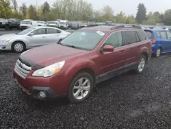 Subaru salvage cars for sale: 2013 Subaru Outback 2.5I Premium