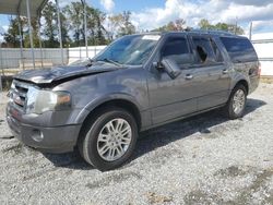 Salvage cars for sale at Spartanburg, SC auction: 2013 Ford Expedition EL Limited