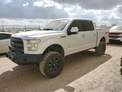 Salvage cars for sale at Houston, TX auction: 2015 Ford F150 Supercrew