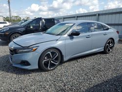 Salvage cars for sale from Copart Midway, FL: 2022 Honda Accord Sport